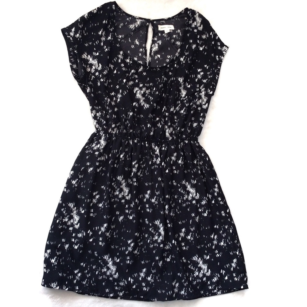 UO Silence + Noise Black and White Dress